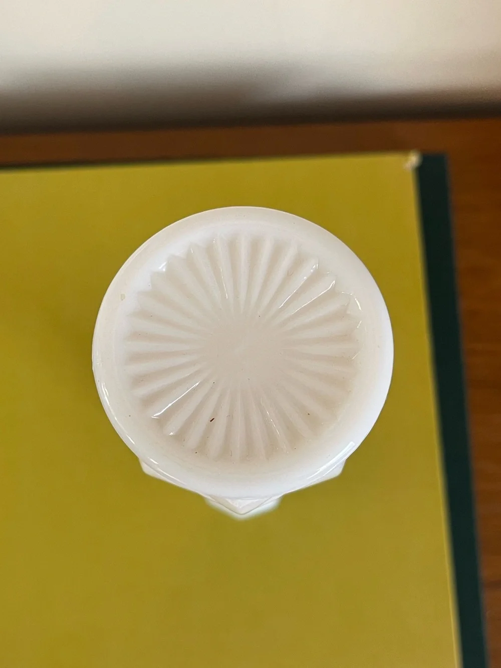 White Decorative Milk Glass Bud Vase - Brand Unspecified